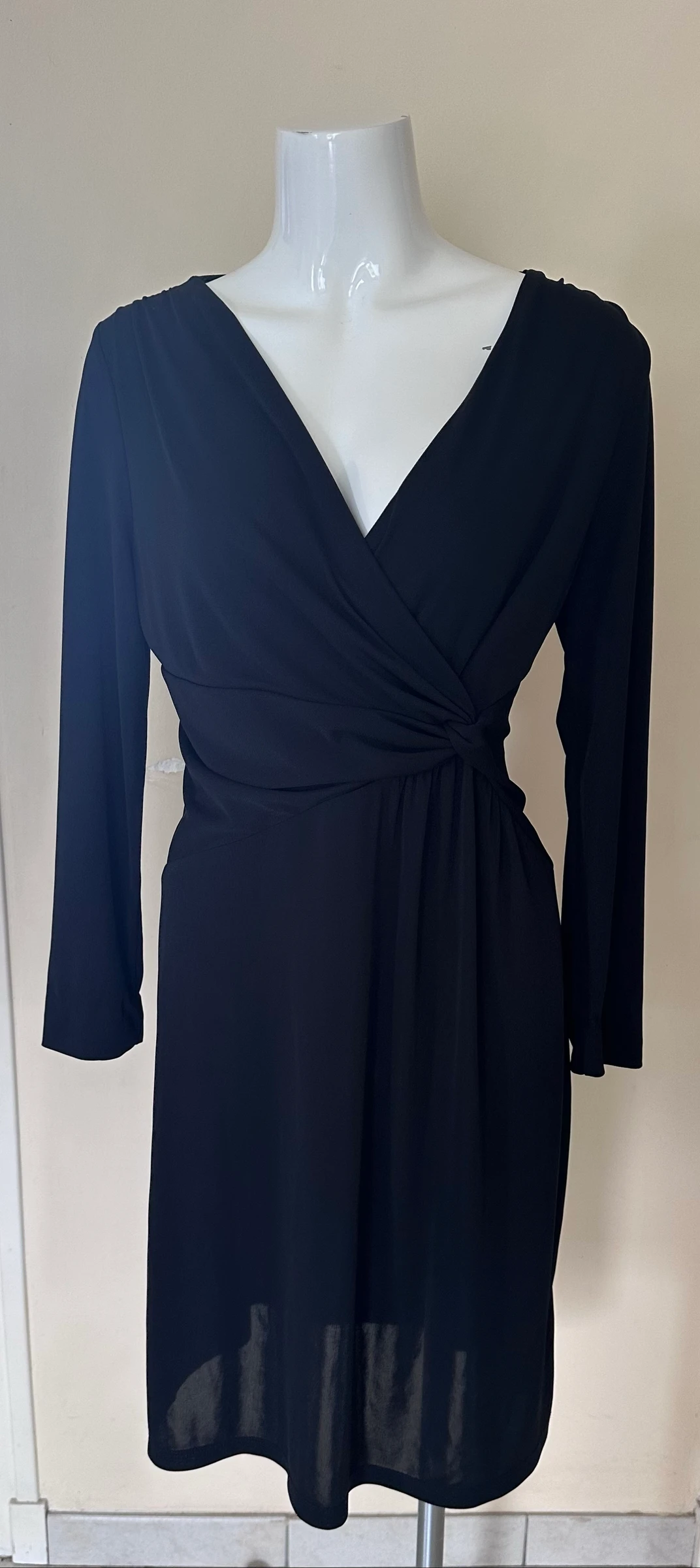 Chic Black Sublime Dress Jacqueline Riu – Size 44 – Impeccable Condition – photo 2